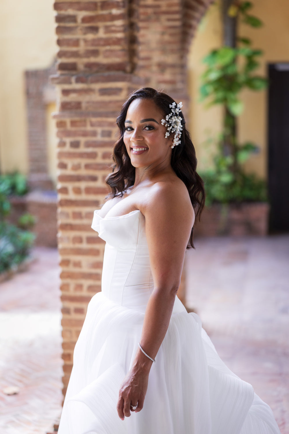 Maquillaje y peinado de novia