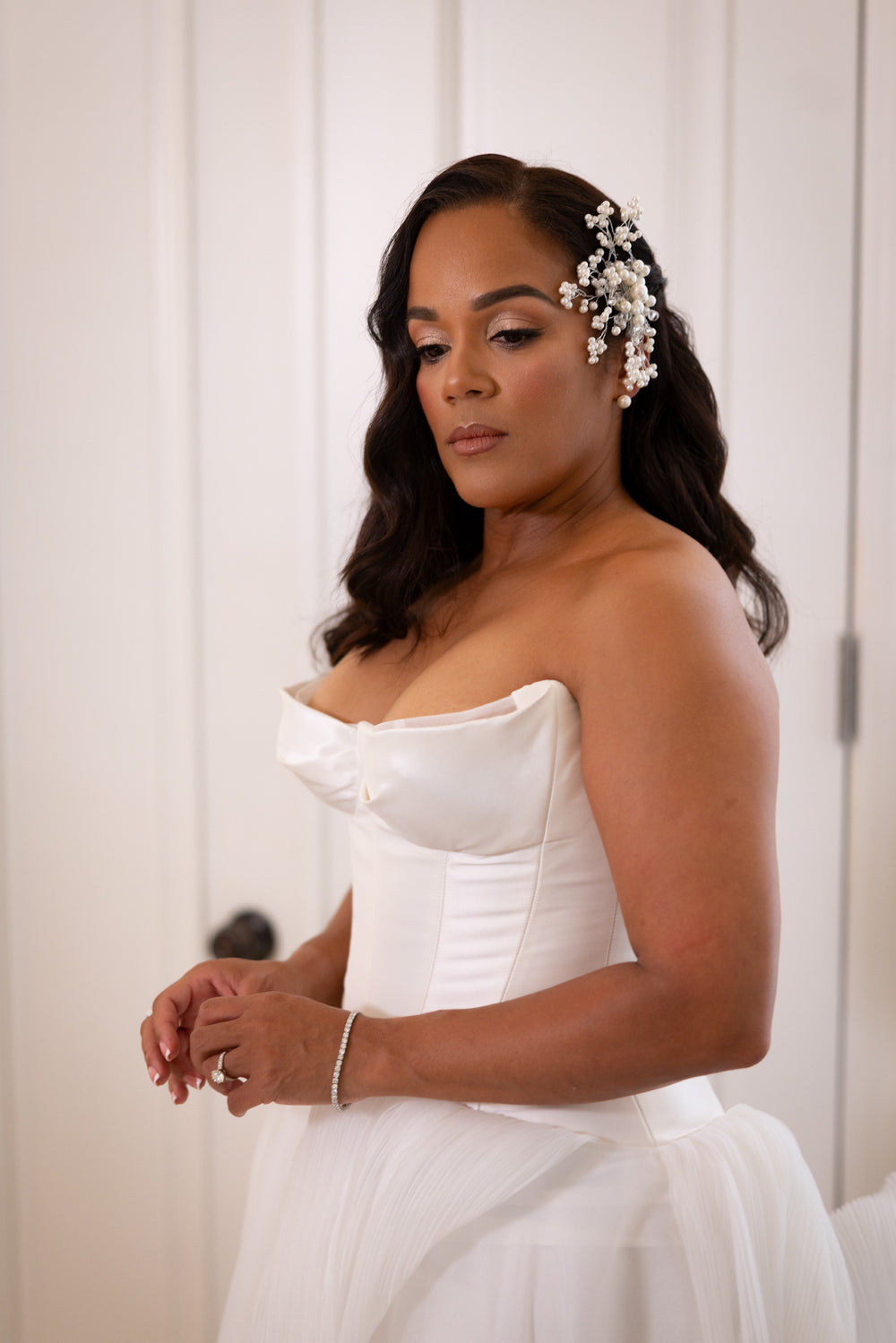 Maquillaje y peinado de novia